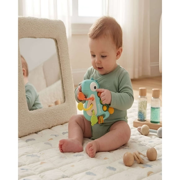 Juguete Para Bebé Estimulación Sensorial Mordedor Didáctico
