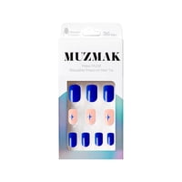 Muzmak - - Uñas Press On Twinkle Twinkle Regular Square 36 U.