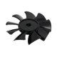 thumbnail image 1 of Ventilador de reemplazo para compresor de aire de 550W/750W 115mm de diámetro con 9 aspas negro, 1 of 3