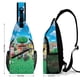 thumbnail image 2 of Animal Crossing Riñonera Bandolera con Estampado Integral para Hombres y Mujeres, Bolso Cruzado Gráfico de Tendencia, Mochila de Hombro Streetwear para Ciclismo y Deportes, Riñonera Versátil Casual, 2 of 6