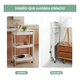 thumbnail image 5 of Carro Plegable Carrito Organizador Estante Con Rueda Multi Negro, 5 of 5