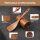 thumbnail image 3 of KLYRO Wooden Spoons for Cooking, Nonstick Kitchen Utensils Set, 3 of 3