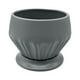 thumbnail image 2 of Maceteros Maceta De Ceramica Diamante Elegante Gris M, 2 of 6