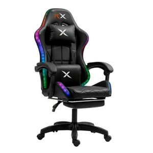De Todo Y Mas - Silla Gamer Rgb Reclinable Reposapiés Silla Gaming + Control