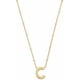 thumbnail image 2 of Collar Kendra Scott Letra C In Gold, 2 of 2
