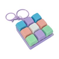 Magideal - Llavero Con Teclado Antiestrés, Accesorio Creativo, Novedoso, Botón Antiestrés De 9 Teclas Para Niños, Adultos, Estudiantes, Hombres, Mujeres Y Adoles Estilo A