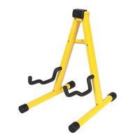 Magideal - Soporte De Guitarra Plegable Universal Con Marco A, Soporte De Guitarra Portátil Para Guitarras Acústicas, Eléctricas Y Bajos Eléctricos , Amarillo