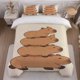 thumbnail image 1 of Capybara Stack Theme Bedding Set | 1 Duvet Cover and 2 Pillowcases Soft and Comfortable, 1 of 1