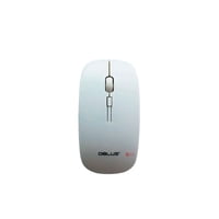 Dblue - Mouse Óptico Inalámbrico Diseño Plano Color Blanco - Ps