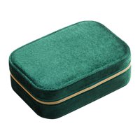 Magideal - Estuche De Almacenamiento Para Exhibición De Joyas, Caja De Almacenamiento Para Joyas, Gran Capacidad, Múltiples Capas, Exquisitos Pendientes, Organiz Verde
