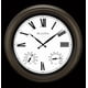 thumbnail image 2 of Reloj de pared para exteriores Bulova Vineyard C4886 con termómetro e higrómetro, 2 of 4
