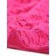 thumbnail image 5 of INSPIRE CHIC Bolero de Encaje Floral para Mujer con Dobladillo Volante, Cárdigan Corto con Lazo Frontal, Ligero para el Verano, Color Rosa Fucsia XS, 5 of 6