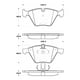thumbnail image 2 of Pastillas Freno para auto BMW 750Li 2001-2008 Delantero, 2 of 4