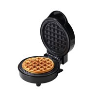 Maquina Mini Waffle Individual 600W Negro Bmw079 Blanik