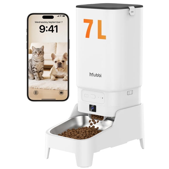 Comedero Automático para Gatos MUBBI 7L con Cámara 1080P y WiFi
