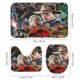 thumbnail image 3 of Parque Jurásico-theme 4-Piece Shower Curtain Set with Rugs, Waterproof Bathroom Decor Set Includes Bath Mat, U-Shaped Rug, Toilet Lid Cover and Curtain with Hooks, 3 of 6