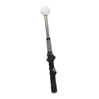 Ioensy - Golf Swing Trainer Adultos Entrenamiento Portátil Ayuda Para Flexibilidad Equilibrio Velocidad Negro Blanco