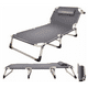 thumbnail image 1 of Silla Cama Plegable Portátil Gris, 1 of 2