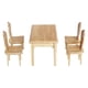 thumbnail image 2 of 5 Piezas 1:12 Casa De Muñecas Mesa De Comedor Modelo De Silla Juguete Para Juego De Imitación Para Niñas, 2 of 5