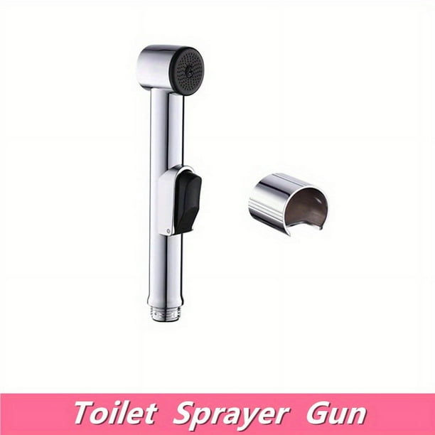 1 Set, Handheld Bidet Sprayer For Toilet, Adjustable Water Pressure Control With Bidet Hose For Feminine Wash, Cloth Diaper Bidet Toilet Sprayer, With / Without Hose