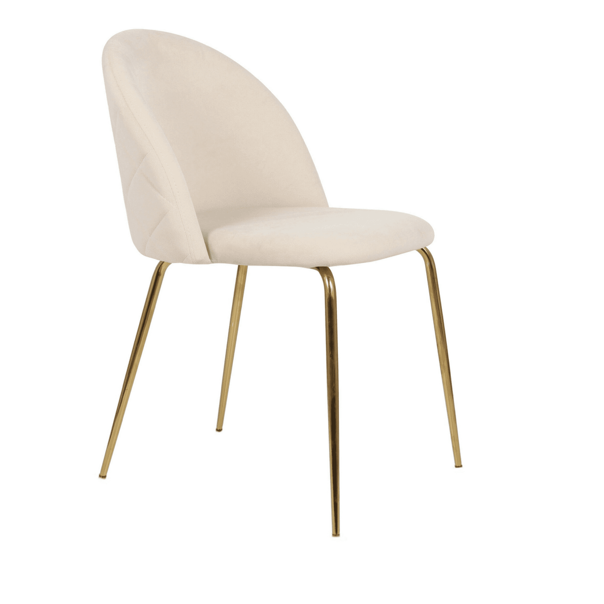 Habita2 Chile - Silla Nordic Felpa Gold - Beige
