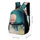 thumbnail image 2 of El Bebé Jefazo Niño Blanco Mochila Escolar para Niños y Niñas, Mochila Infantil de Alta Calidad Ligera, Grande y Duradera 43x15x32cm, 2 of 6