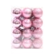 thumbnail image 4 of 24 Piezas Bolas De Navidad Adornos Colgantes Para Festivales Celebración Del Porche Rosa, 4 of 5