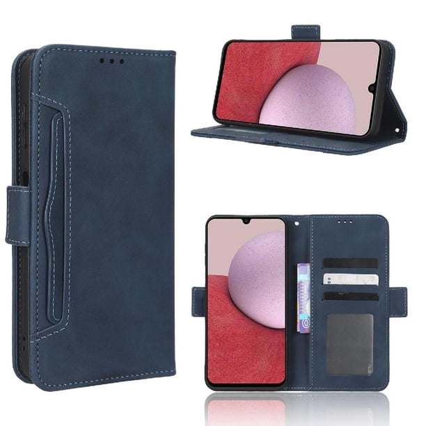 Funda Cartera Magnética para Samsung Galaxy A14 4G- Tarjetero Desmontable, Cuero PU, Soporte