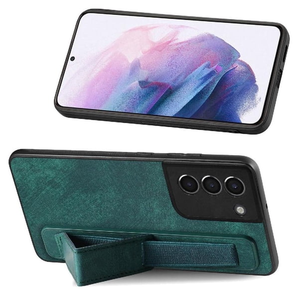 Funda Protectora con Correa para Samsung Galaxy S21 Plus Resistente a Golpes Verde