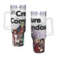 thumbnail image 4 of Comandos Criatura Vaso aislado de acero inoxidable con asa, diseño temático, regalo para familia, amigos y fans; incluye pajita y encaja en el portavasos estándar, 40 oz, 4 of 6