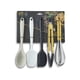 thumbnail image 2 of Set Utensilios Cocina 5 Piezas Silicona Thyme Table Negro Oro, 2 of 3