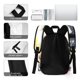 thumbnail image 5 of Renacido-theme Backpack, Campus style schoolbag Bookbag with Adjustable Shoulder Straps And Large Zip Compartment, Unisex Travel Bags.42x30x15cm, 5 of 6