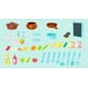 thumbnail image 4 of Cocina De Juguete 43 Pcs Gris Con Luz, Agua, Vapor Y Sonido, 4 of 7