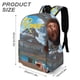 thumbnail image 3 of Bob Ross: La Alegría de Pintar-theme Backpack, Campus style schoolbag Bookbag with Adjustable Shoulder Straps And Large Zip Compartment, Unisex Travel Bags.42x30x15cm, 3 of 6