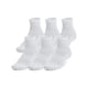 thumbnail image 1 of Calcetines Under Armour Training Cotton Quarter, Paquete De 6 Unidades, Color Blanco, 1 of 2