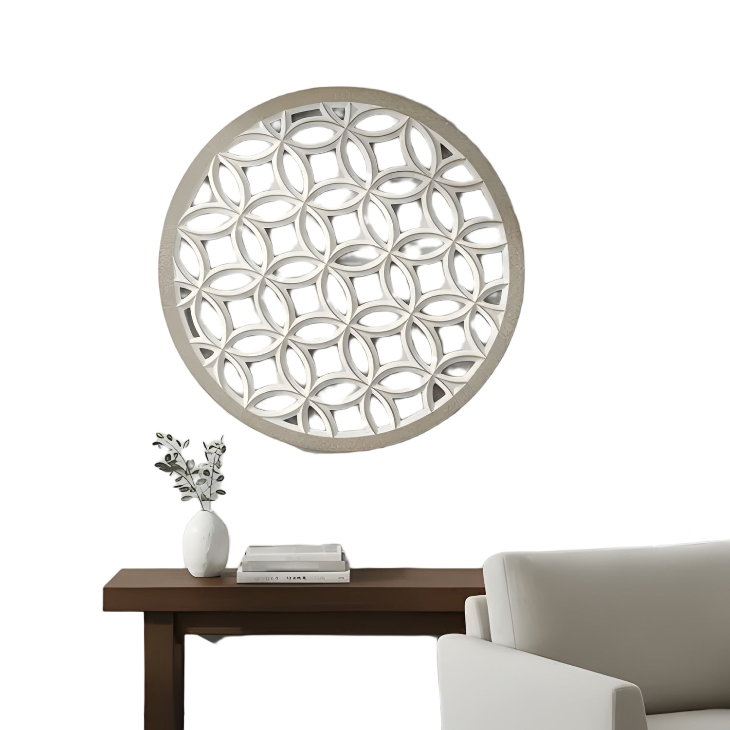 Genérico - Cuadro Decorativo Madera 35x35 Cm