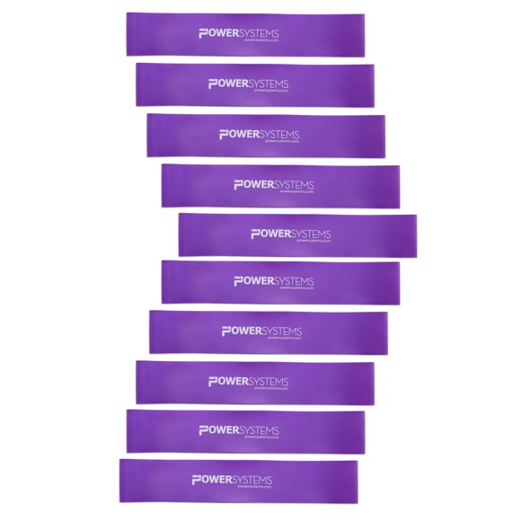 Bandas de resistencia Power Systems Versa Loop, paquete de 10, extra
