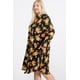 thumbnail image 2 of Vestido Midi Floral con Cuello Alto, Bolsillos Ocultos y Dobladillo Redondo, 2 of 5