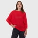 thumbnail image 2 of Tejido Mujer Cinta Cuello Bote Rojo Corona, 2 of 5
