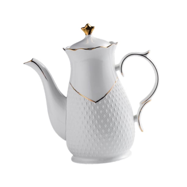 Cafetera De Porcelana De 1,6 L, Hervidor De Café Para Cocina, Restaurante, Té De La Tarde