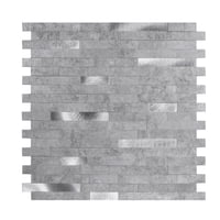 Dekofix - Mosaiko Autoadhesivo Piedra Gris 4 Mm