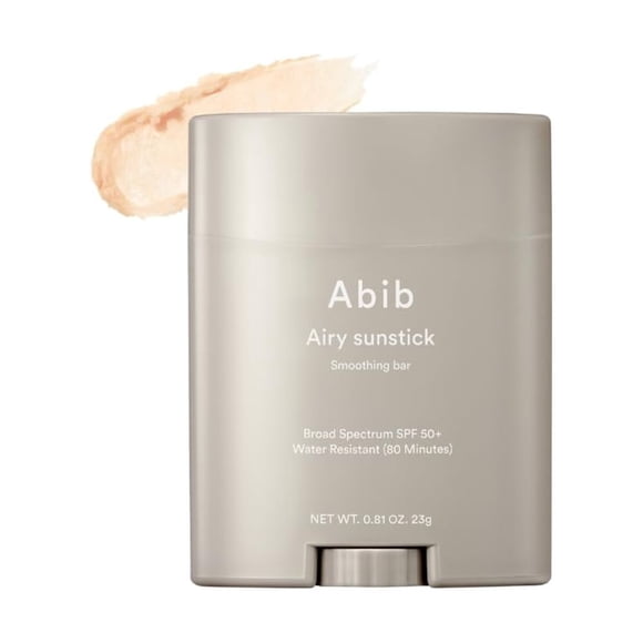 Barra suavizante Sunstick Abib Airy con protección solar SPF50+