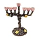 thumbnail image 1 of Menorah Candelabro Portavelas Hanukkah Esmalte Menorah Para Decoración De Fiesta, 1 of 3
