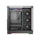 thumbnail image 2 of Gabinete Gamer XYZ Tesseract, Vidrio Panorámico 3D, Doble Cámara, 4x Fans ARGB, ATX, Black, 2 of 8