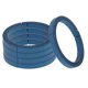 thumbnail image 4 of 5 Uds Llavero Redondo De Titanio Mosquetones Resorte Gancho Clip Azul 32mm, 4 of 5