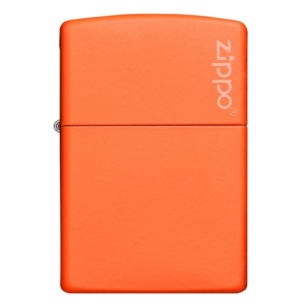 LusciLipo Orange 5本入り Encendedor Zippo Lighter Classic Orange Matte with Logo Naranja