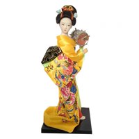 Bothyi - Muñecas Geisha Japonesas Étnicas, Adorno De 25Cm, Muñecas Tipo Kimono Para Decoración De Mesa Del Hogar, Estilo G