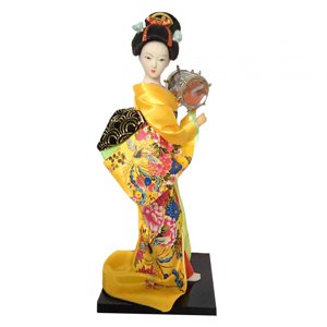 Bothyi - Muñecas Geisha Japonesas Étnicas, Adorno De 25Cm, Muñecas Tipo Kimono Para Decoración De Mesa Del Hogar, Estilo G