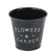 thumbnail image 4 of Maceta Para Plantas De Jardín, 5,1x4,7x3,5 Pulgadas, Para Centro De Mesa, Resistente, Negro, Sin Asas, 4 of 5