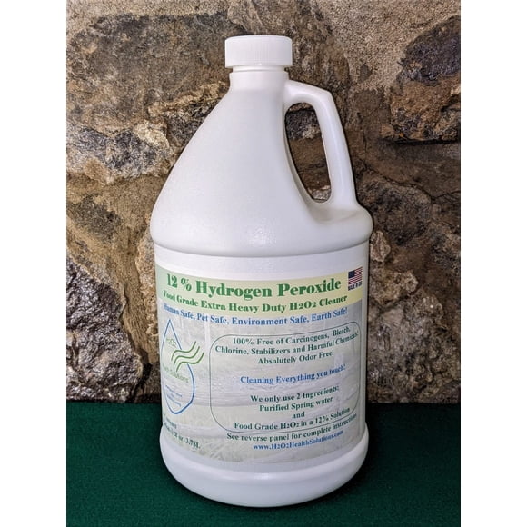 Peróxido de hidrógeno H2O2 12% grado alimenticio 360 mL - H2O2 Health
